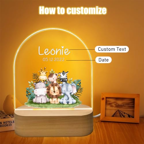 Lámpara de mesa personalizada LED para bebé Fallover G-09 miniatura 3