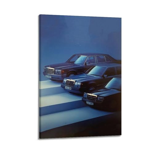 Impression sur toile S-Class W126 et W124 décoration murale moderne OKAHYS 60x90 cm pour cave