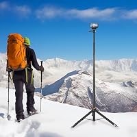 135cm Action Cams Selfie Stick Stativ für DJI Osmo Action 6/Nano, Pocket 4/3, Alle GoPro, 2-in-1 Reisestativ mit Magnetische Schnellwechsel-Adapter, Einbeinstativ/Verlängerungsstab/Halterung/Zubehör – Ansicht 8