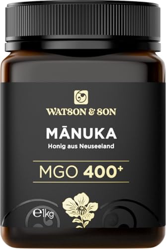 Watson & Son Manuka Honig MGO 400+ 1000g | Premium Qualität aus Neuseeland