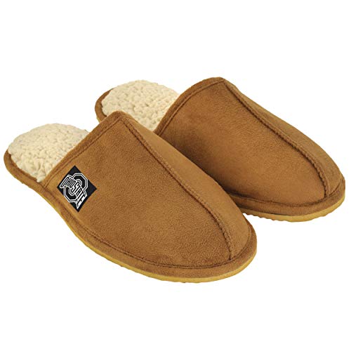 FOCO Ohio State Mens High End Open Back Slide Slipper Large