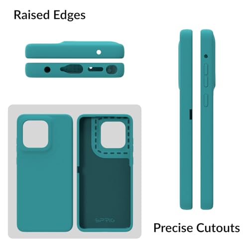 Image of SPRIG Compatible with Moto Edge 60 Stylus Premium SilkTone Back Cover Drop Tested Shock Proof Mobile Case for Men, Women, Boys and Girls with Camera Protection (Ocean Blue)