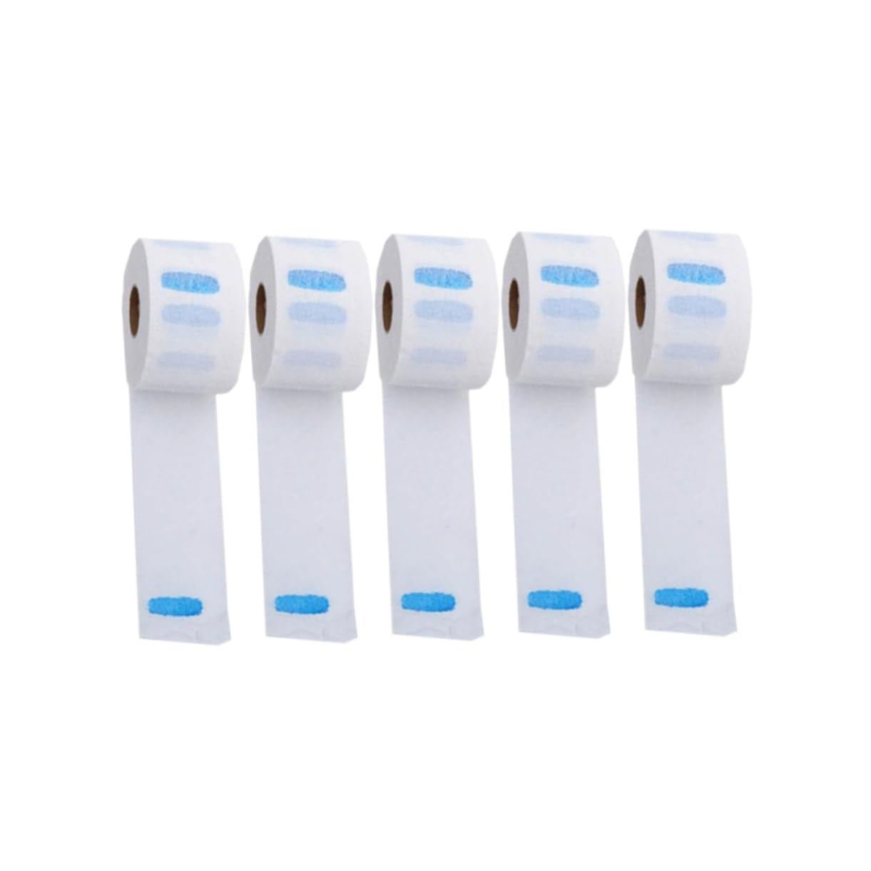 Beatifufu Barber Neckband 5 Rolls Disposal Paper Neck Dye Neck Protector for Haircut Salon Use