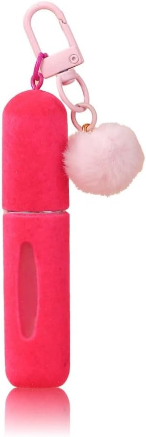 5ml Cute Portable Perfume Atomizer | Fluffy Ball Decor Hanging Fragrance Spray Bottle, Travel-Friendly Refillable Perfume Container 11-3