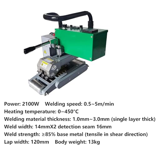 FBJAMZ Máquina de Soldadura de geomembranas, Soldador de cuña Caliente, máquina de Soldadura de túnel, máquina de Sellado de pelÃculas de PE PVC EVA. - Imagen 6