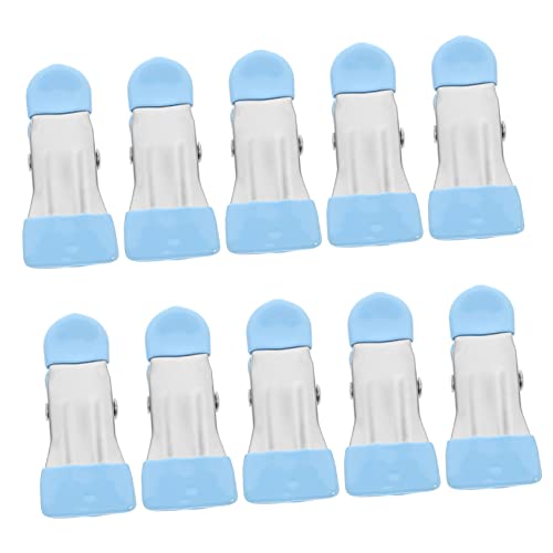 Cabilock 10 Piezas Pinza De Ropa Sillas De Playa Pinzas para Toallas Abrazaderas De Manta Pinzas para Toallas De Playa Abrazadera De Papel De Oficina Clips Mini Caucho Pinza Rompevientos