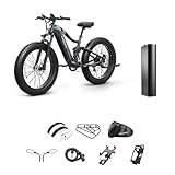 In addition to getting a Boxer electric bicycle, you will also receive a 15Ah battery, along with its own 48V 20Ah battery, with a range of over 140 miles, solving your range anxiety! In addition, the cycling gift package also includes lock, rear rac...