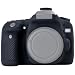 STSEETOP Canon 80D Case,Professional Silicone Rubber Camera Case Cover Detachable Antiscratch Shockproof Full Body Protective case for Canon EOS 80D (Black)