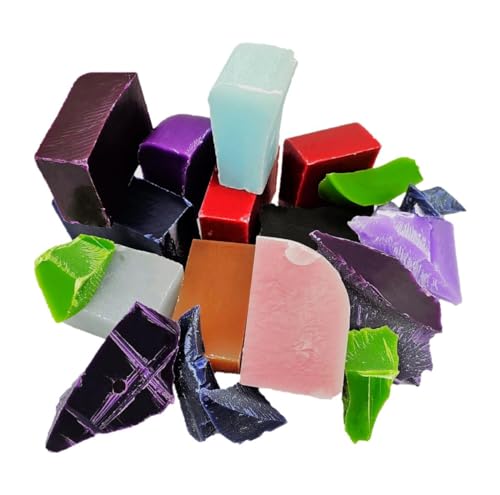 5 KG bunte Wachsreste - zerkleinere die Wachsbrocken für deinen Kerzenfresser und Dauerbrenner Paraffinblöcke Wachsstücke Stabkerzen Kerzenwachs Kerzenziehen gießen Kerzen