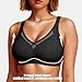 Sae Eleisa A Barely Feel Bras for Women(34B-42D), Full Coverage Smooth Wireless Bras for Women,Push Up Seamless Supportive Bra,Fashion Comfort Bralettes，Black 38DD
