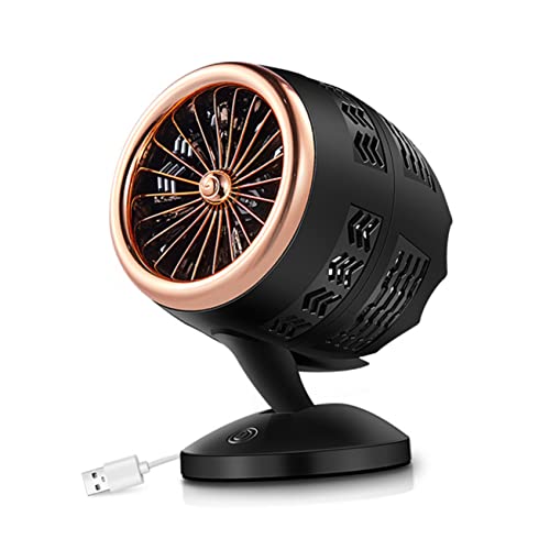 Mini ventilateur portable basse consommation USB avec 2 vitesses réglables - 2