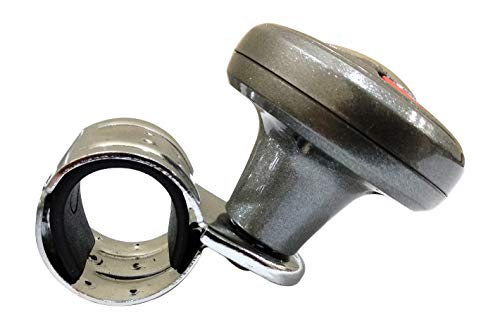 Image of Oshotto Power Handle (SK-014) Car Steering Wheel Knob Compatible with Ford Aspire (Red)