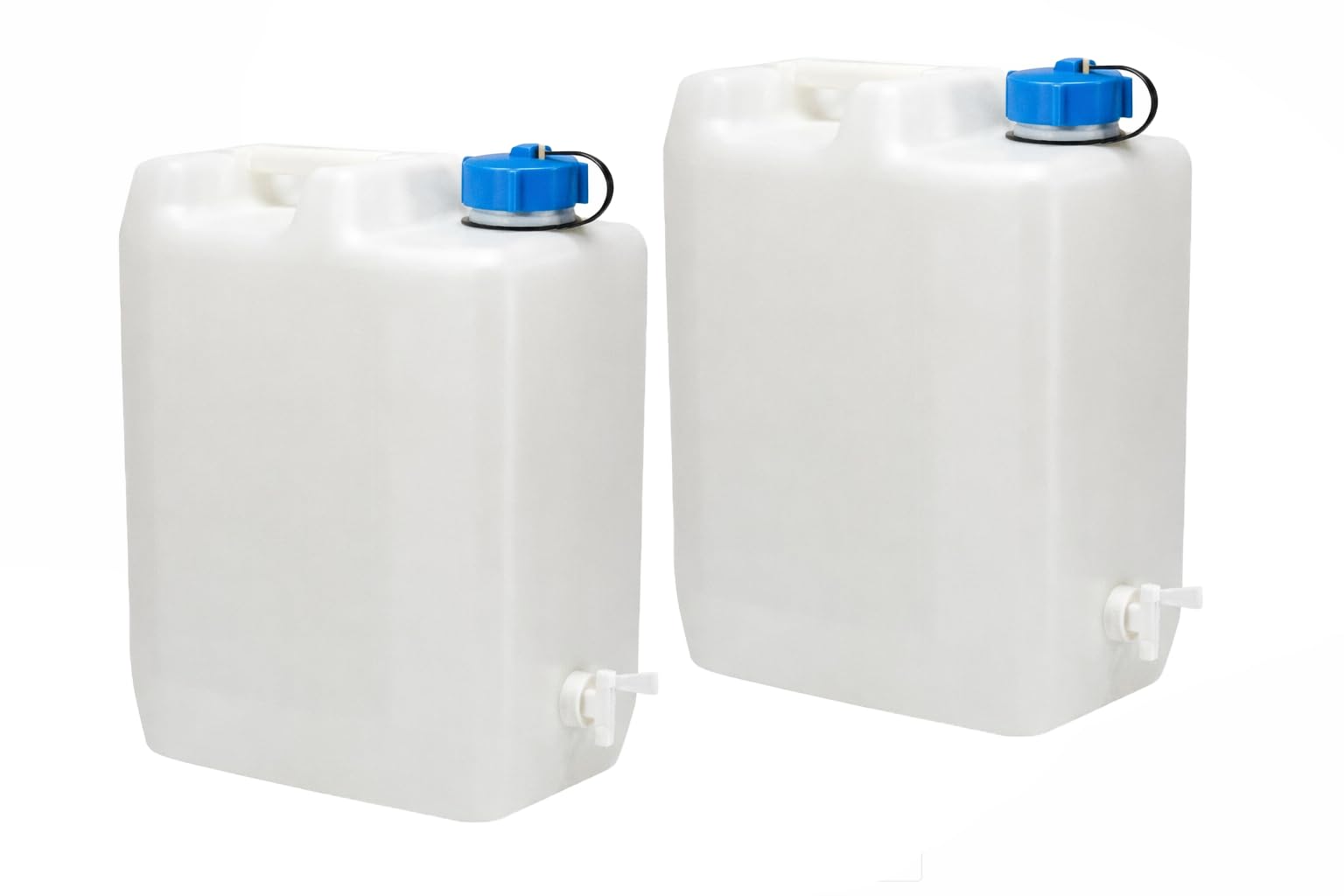 Kanister 35l Wasser BPA Frei | 4er Set Kunststoff Water Kanister Für Camping, Wandern, Angeln, Picknick, Notfallversorgung & BBQ | Wasserkanister mit Wasserhahn