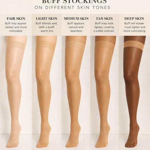 Image of Hanes Perfect Nudes Women's Ultra Sheer Flawless Foundation Finish for Legs, Control Top, Sheer Toe, Run Resistant Pantyhose