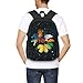 Xorbwvi Wings Of Fire Backpack,3d Print Laptop Backpack Lightweight Casual Daypack Bookbag 16.5 In, Black