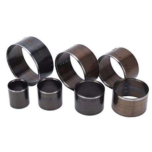 YOKAM Ensemble de 7 Outils de Coupe en Cuir Ronds, emporte-pièces Creux en Plastique pour Caoutchouc de Bricolage