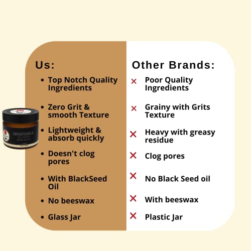 Bahawat Beard Butter For Men Leave-In Conditioner - Oud & Sandalwood - Strengthen, Soften & Moisturize – Made In Usa With 11 Organic, Natural Ingredients | The Best Beard Butter - 2 Oz. #TOP5