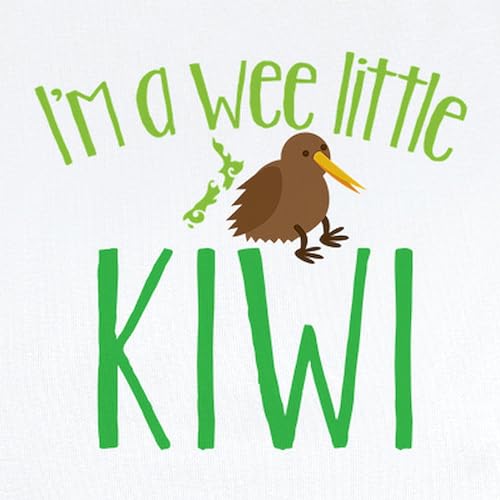 CafePress Im a Wee Little Kiwi (New Zealand map) Body Suit Cute Infant Bodysuit Baby Romper2