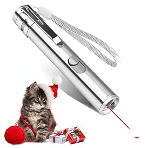 Makerfire 2 in 1 Cat Interactive Toy Dog Cat Catch Exercise Chaser Toy Pet Scratching Training Tool with USB Cable