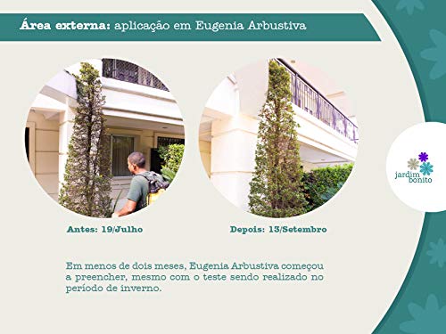 Fertilizante Líquido Ecológico Jardim Bonito Adubo Concentrado 500ml para Plantas Flores Hortas Vaso