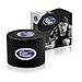 CureTapeÂ® Sports Kinesiology Tape | 30% Stronger Adhesion for Extreme Sporting Conditions | Waterproof & Quick Dry Viscose | Recover Faster, Train Harder! (Black)