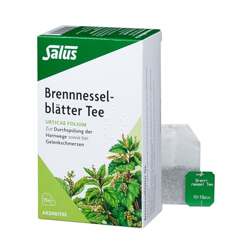 Salus - Brennnesselblätter Tee - 1x 15 Filterbeutel (19,5 g) - Arzneitee - Urticae folium - zur Durchspülung der Harnwege - Gelenkschmerzen - bio