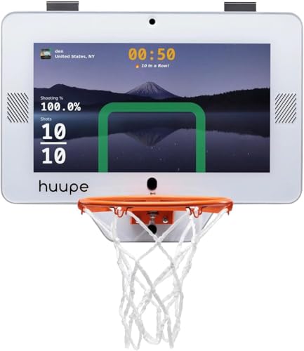 Image of huupe mini - The World's First Smart Mini Basketball Hoop Game Console - The Ultimate Gift for Families for Indoor Gameplay and Interactive Fun