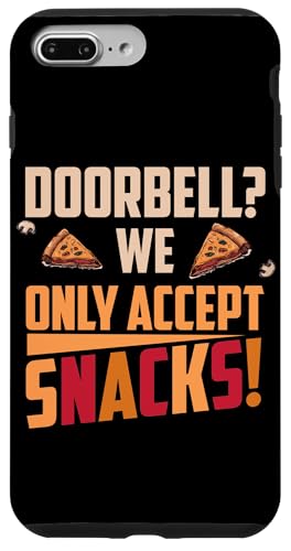 DOORBELL WE OLY ACCEPT SNACHKS �X�}�z�P�[�X iPhone 7 Plus/8 Plus �p