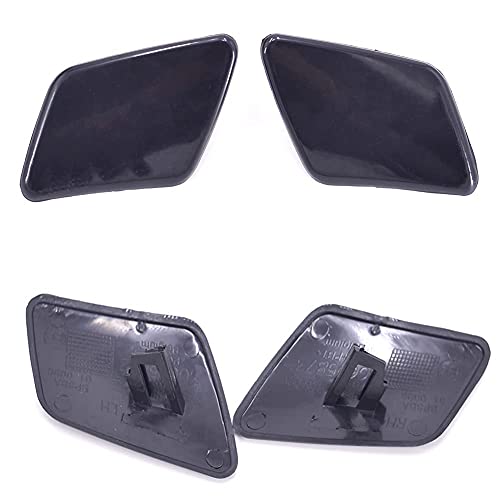 Cnupsm Front Bumper Headlight Washer Nozzle Cover Cap 1 Pair Left And Right 39991799 39991798 Compatible With Volvo S40 V50 2005-2007 #TOP1