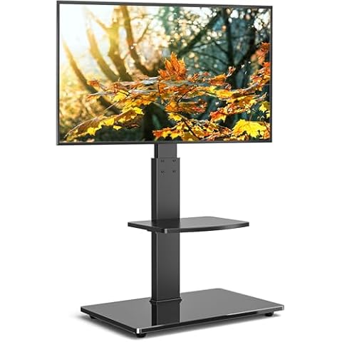 5Rcom TV Stand with Mount and Shelves for 32-70 Inch TVs Cover