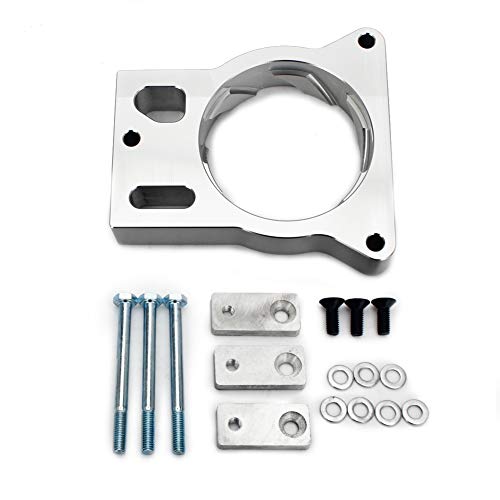 Tarazon Fit For Chevrolet Throttle Body Spacer Kit, For Chevy Silverado Suburban 1500 Gmc Sierra 4.8L 5.3L 6.0L 1999-2007 #TOP2