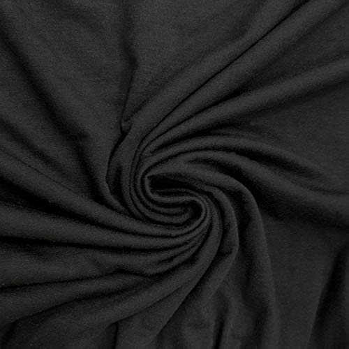 Image of Jayscreate Women's Baby Doll Dress Summer Casual Tunic Pleated Flowy Swing Short Sleeve Black V Neck Mini Dress