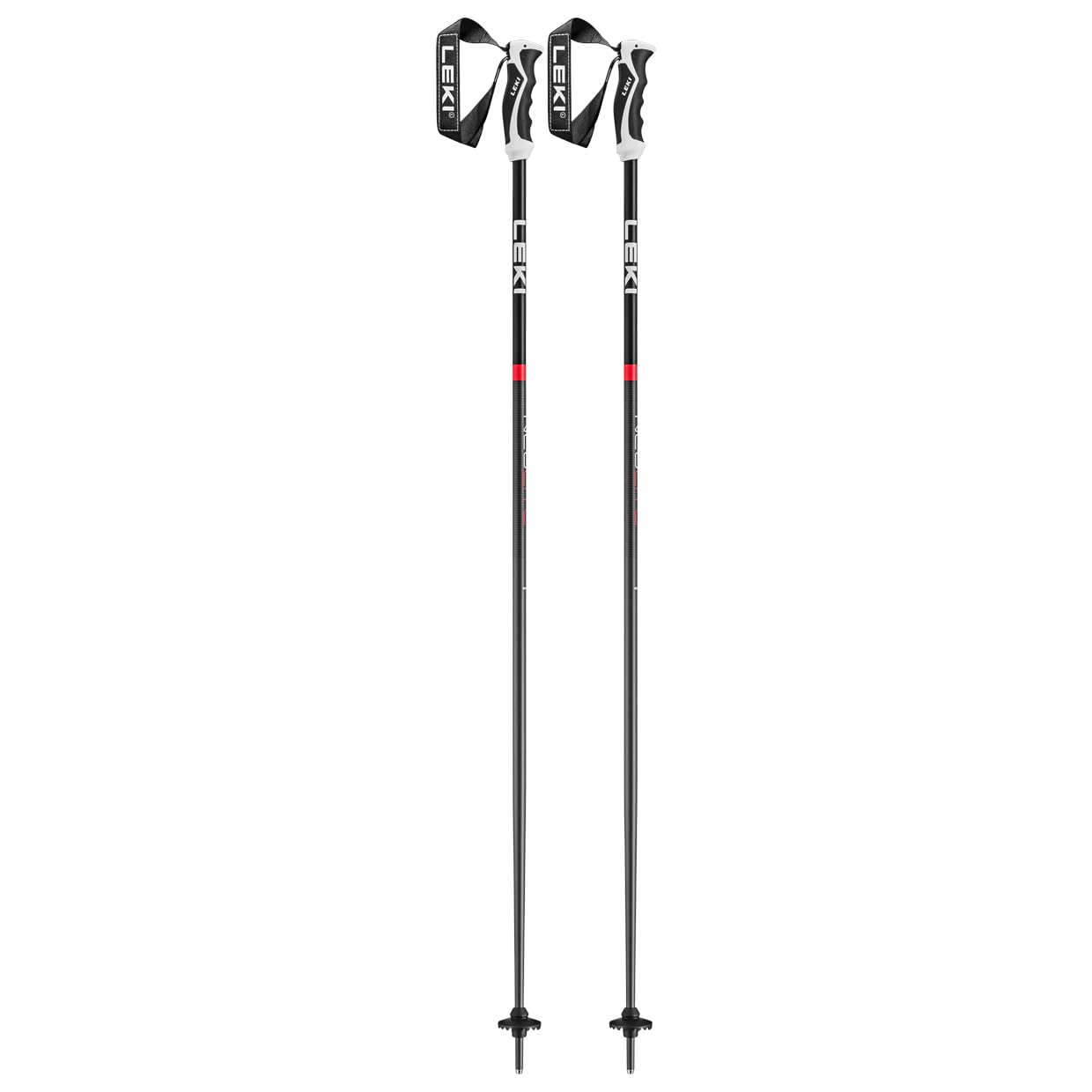 LEKI NEOLITE Stöcke 2025 Dark Anthracite/Black/Bright red