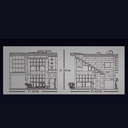 QIXIAOCYB XSuper Coffee-Shop Modulare Bausteine 2728 + PCS Street View Cafe Modell DIY Architektur Modell Gebäude Kits… – Bild 6