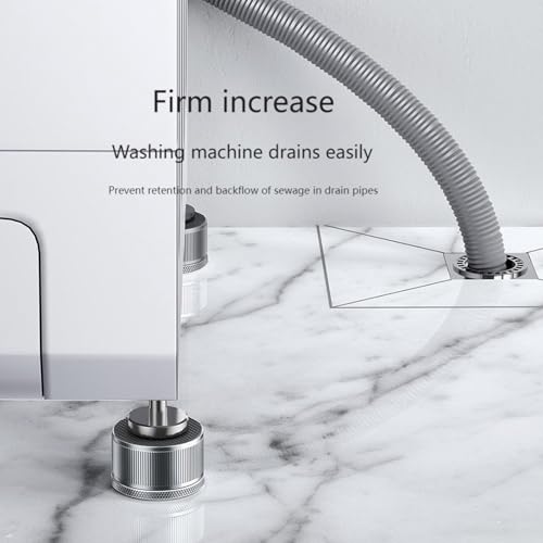 Rehausseurs de lit réglables en métal : support universel de machine à laver - 5