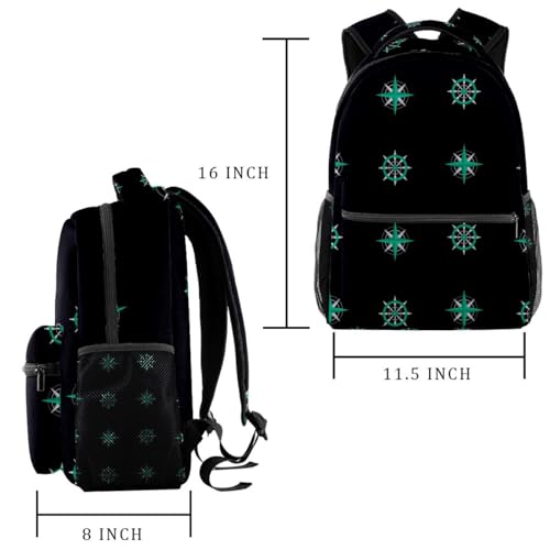 Sac de voyage décontracté multicolore avec grand compartiment de 40cm - 2
