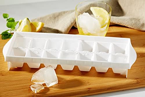 BarCraft Ice Cube Tray, Plastic, White, 32 x 12cm