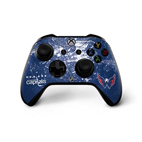 Skinit Decal Gaming Skin Compatible with Xbox One X Controller - Officially Licensed NHL Washington Capitals Frozen Design