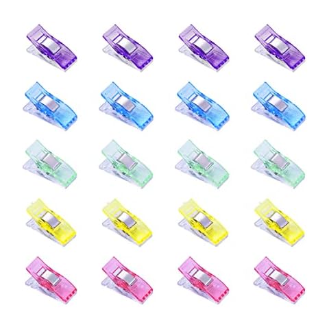 ZENVALY Clips de Costura de Plástico, 50 Piezas Cover