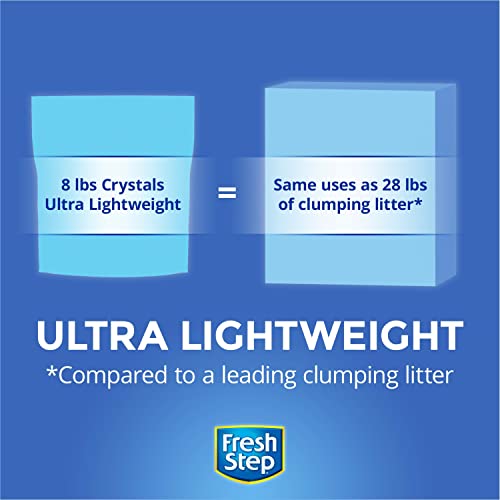 Fresh Step Crystals Cat Litter, Ultra Lightweight And Absorbing, 16 Lbs Total, (2 Pack Of 8Lb Bags) #TOP2