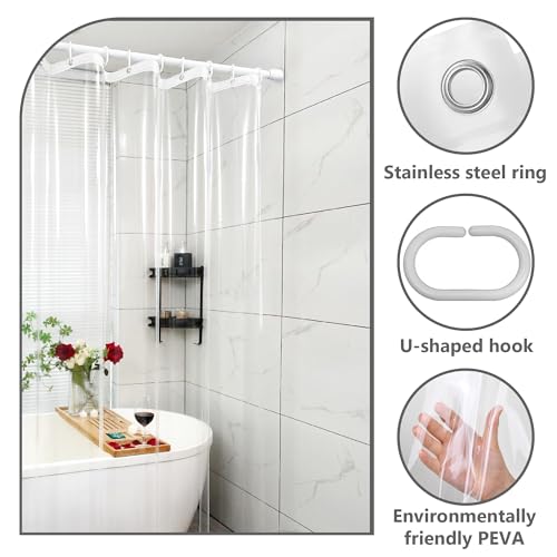 Rideau de douche lavable pour éviter les moisissures dans le bain