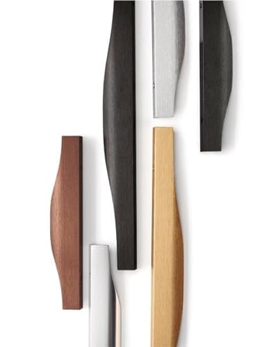 Viefe Tirador Noma 0254/0255-Negro cepillado/200mm / intereje 128mm. Puerta 19 mm