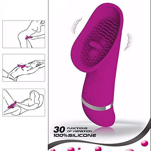 Oral Tongue SimulatorTongue Vibrate Toy for Women Waterproof 30-Frequency Vibration Wand Multi Speed