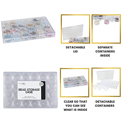 Everything Mary EVM10558-2 Large Plastic Bead Storage Organizer Box thumb #6
