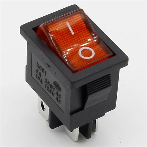 Interrupteur à bascule SPST 4PIN résistant pour stopper les décharges de batterie auto et bateau - 3
