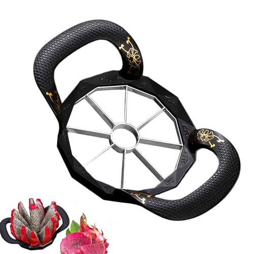 Cortador De 12 Porciones,Cortador Y Rebanador De Frutas Grandes | Utensilio De Cocina, Herramienta Para Quitar El Corazón, Divisor De Patatas Para Hogar, Viajes Y Camping