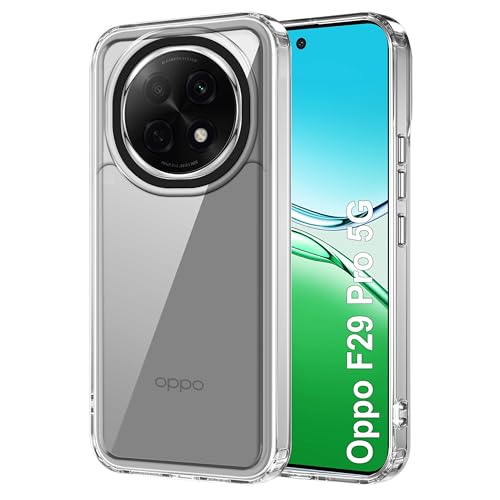 Image of Zapcase Back Case Cover for Oppo F29 Pro 5G | Compatible for Oppo F29 Pro 5G Back Cover | Case Cover with Camera Protection | (TPU + PC | Transparent)
