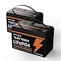 12V 100Ah LiFePO4 Battery Lithium Battery Group 31 Built-in 100A BMS, 1280Wh Up to 15000 Deep Cycles Rechargeable Battery for RV, Marine, Van, Backup-2 Pack