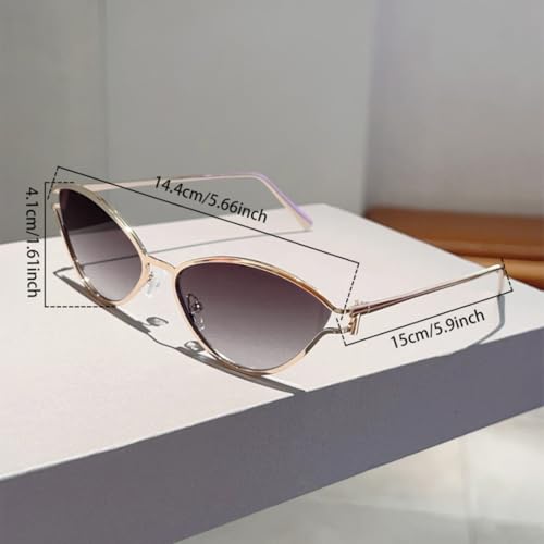Lunettes de soleil mode œil de chat vintage accessoire tendance pour femme luxe