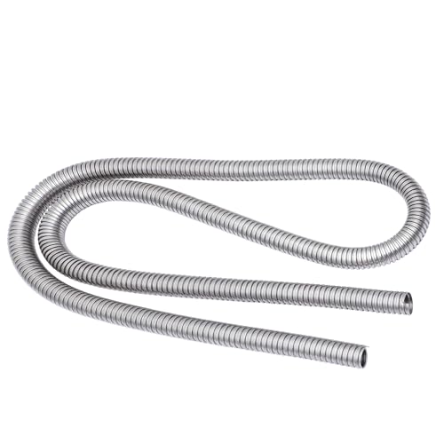 Gaine de câble argentée Healeved en acier inoxydable 304 pour l'ordinateur bureau